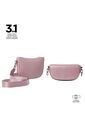 Set X 2 Bolsos Para Mujer Style Tipo Crossbody Pequeño Rosado de Totto