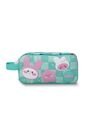 Cartuchera Escolar Grande Para Niña 2 Cuerpos Bunny Pump Azul de Totto