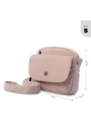 Bolso Para Mujer Corneana Tipo Crossbody Pequeño Beige