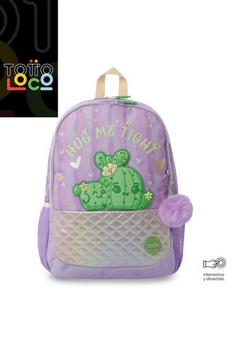 Morral Para Niña Kacty Grande Morado Totto