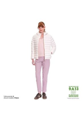 Chaqueta Acolchada Para Mujer Colorfull Pro Blanca