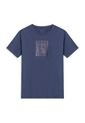 Camiseta Estampada Para Hombre Atena Manga Corta Azul de Totto