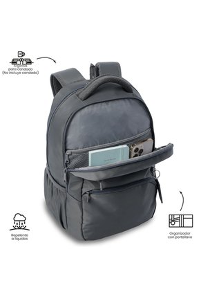Morral Universitario Tracer 4 2.0 Porta PC 14" Gris