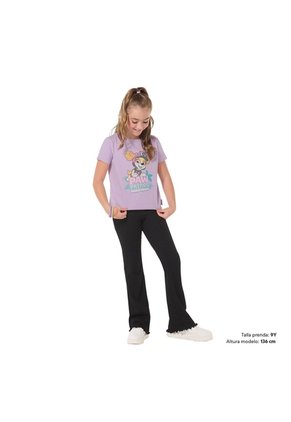 Camiseta Para Niña Paw Patrol Roar Some Rescue Morada