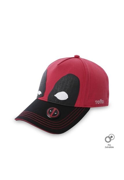 Gorra Beisbolera Dead Pool Color Rojo