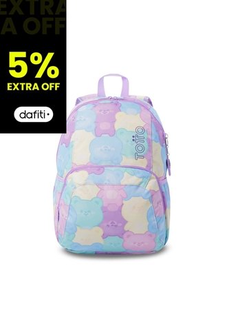 Morral Universitario Ometto 2.0 Print Mujer Estampado De Osos Totto