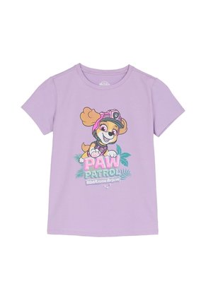Camiseta Para Niña Paw Patrol Roar Some Rescue Morada