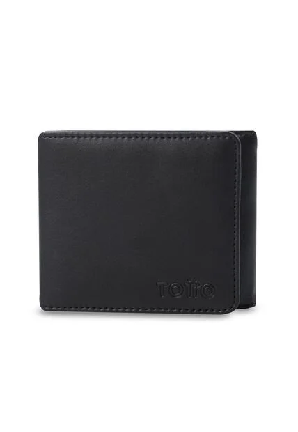 Billetera Para Hombre Ermatto Con RFID Blocker Negra