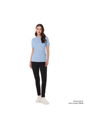 Camisa Polo Chechi Para Mujer Azul