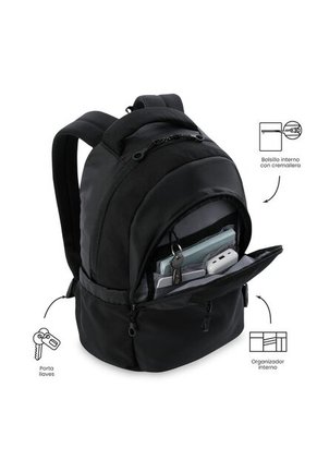 Morral Universitario Steif Nara Porta PC 14" Negro Unisex
