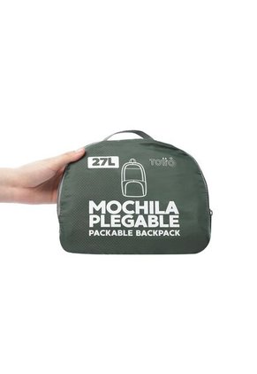 Mochila Plegable Liviana Syncro Grande Verde