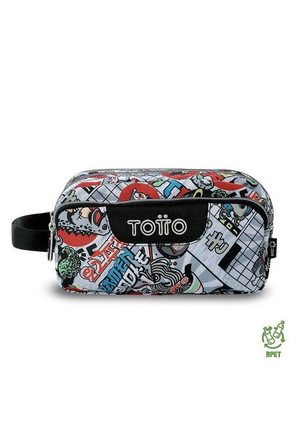 Cartuchera Multiuso Agapec Grande Gris Hombre