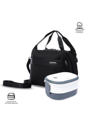 Lonchera Ejecutiva Birmana Térmica Negra