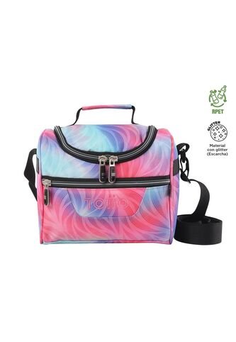 Lonchera Para Almuerzo Pizarra Glitter Mujer Rosada Totto