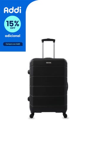 Maleta De Viaje Mediana 360 Rayatta Negra Totto