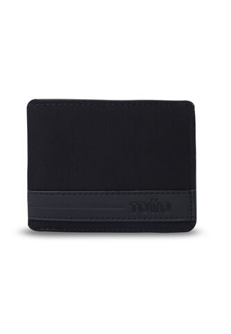 Billetera Para Hombre Vlideri 3.0 Con RFID Blocker Negra Totto