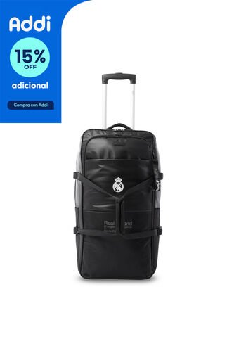 Maleta De Viaje Mediana Real Madrid Negra Totto