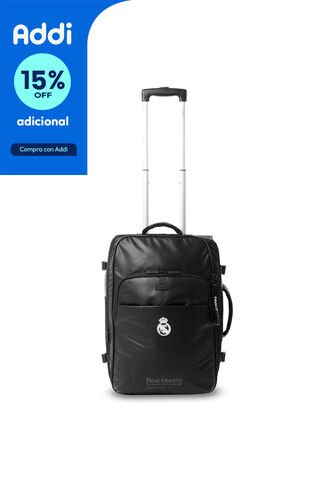 Maleta De Cabina Real Madrid 10 Kilos Negra Totto