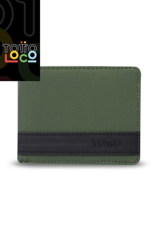 Billetera Para Hombre Vlideri 3.0 Con RFID Blocker Verde Totto