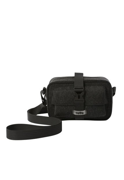Bolso Para Hombre Knit Crossbody Negro