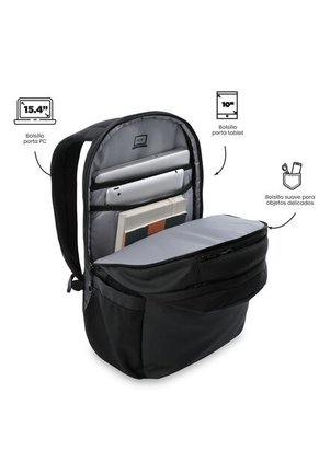 Morral Universitario Steif Ino Porta PC 15.4" Negro Unisex