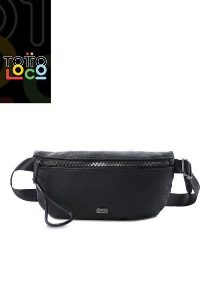 Riñonera Para Mujer Smooth Color Negra