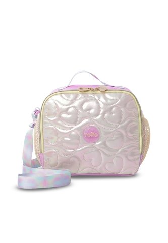 Lonchera Térmica Para Niña Unicorn Kisses Grande Amarilla Totto
