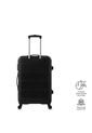 Maleta De Viaje Mediana 360 Rayatta Negra de Totto