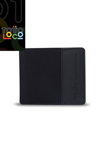 Billetera Para Hombre Dagoba 3.0 Con RFID Blocker Negra Totto