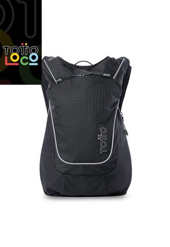 Morral Outdoor Hidratante Summit 12 Pequeño Negro Totto