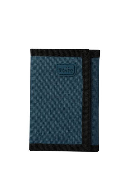 Billetera Riva Mee Con RFID Blocker Azul