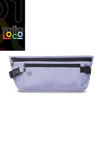 Canguro Invisible De Viaje Security Con RFID Blocker Morado Totto