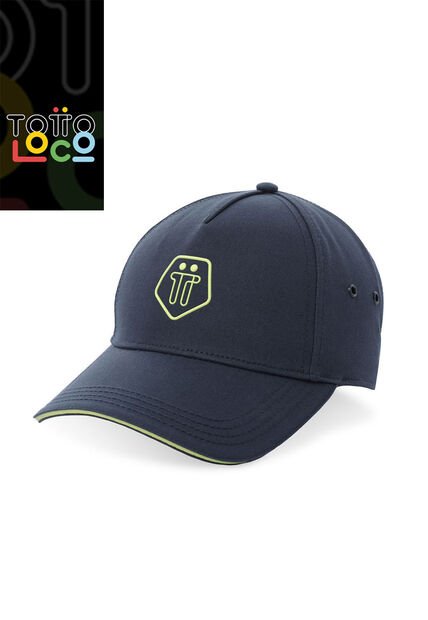 Gorra Beisbolera Totto Plus 2.0 Con Filtro UV Azul