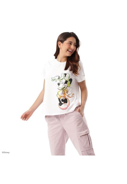 Camiseta Estampada Para Mujer Minnie Mouse In Real Life Feel