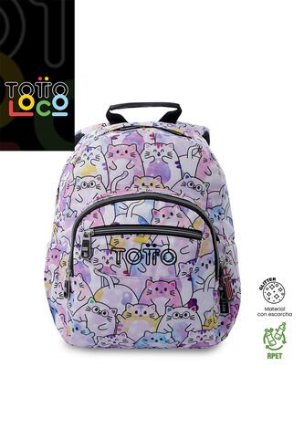 Morral Juvenil Tempera Glitter Pequeño Rosado Totto