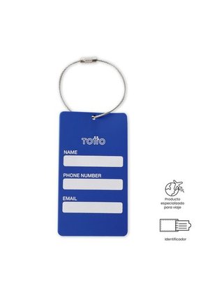 Identificador Para Maleta De Viaje Real Madrid Azul