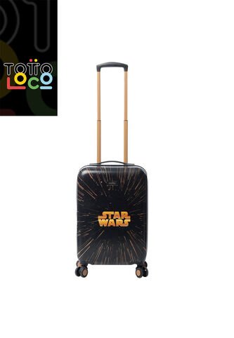 Maleta De Viaje 360 Star Wars Empire Pequeña Negra Totto