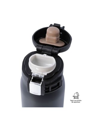 Termo Spiderman Red 600 ML. Negro