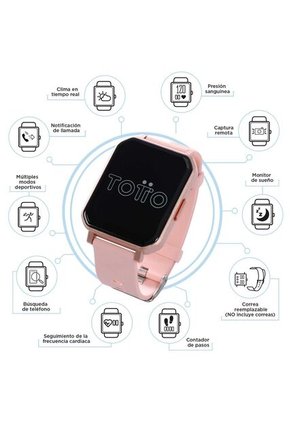 Reloj Inteligente Smart F12 Pro 6 Mujer Rosado