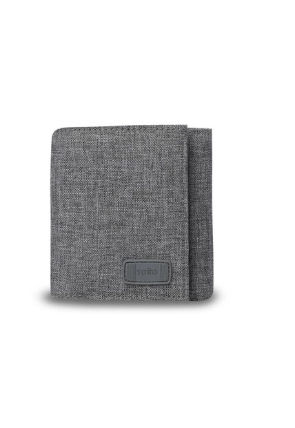 Billetera Hombre Riva Grande Con RFID Blocker Gris