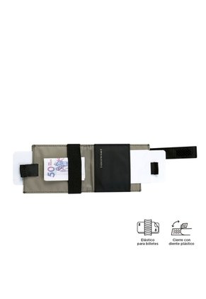 Portadocumentos Flapp 2.0 Con RFID Negra