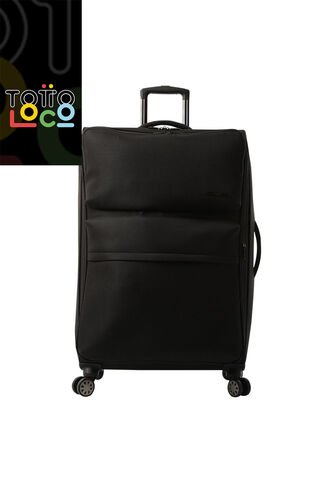 Maleta De Viaje Grande 360 Canvas Bodega Negra Totto