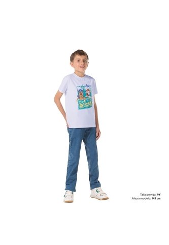 Camiseta Para Niño Paw Patrol Roar To The Rescue Blanca Totto