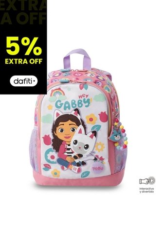 Morral Para Niña Hey Gabby Mediano Rosado Totto