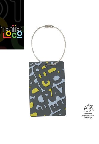 Identificador De Maletas De Viaje Travel Tag Gris Totto