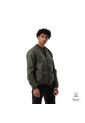 Chaqueta Rompevientos Tipo Boomber Hombre Trackout Verde de Totto