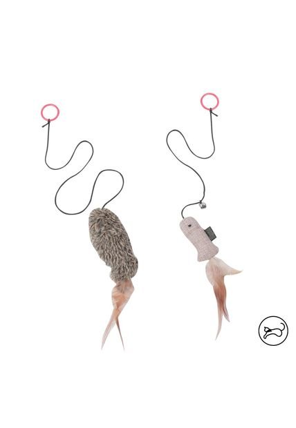 Juguete Para Mascota Finger Set X2 Café