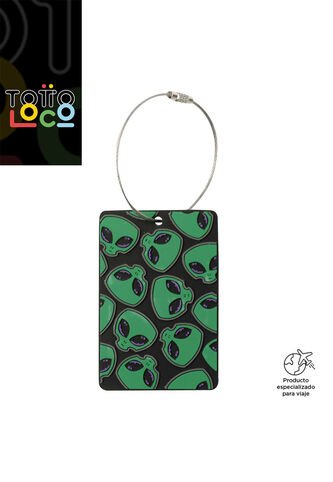 Identificador De Maletas De Viaje Travel Tag Verde Totto