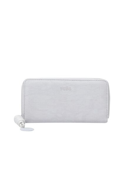 Billetera Bow Gris Grande