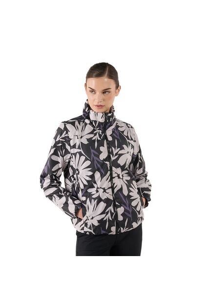 Chaqueta Rompevientos Para Mujer Pray Negra